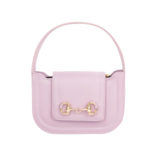 Classic Lilac Saddle Bag